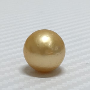 South Sea Dark Golden Pearl Natural Color Saltwater Pearl 13.0 mm Round pearl Beads AA Luster 15.5 Ct Free Shipping