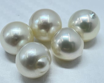 10-11 MM Dimensioni (circa) AAA Luster Loose Pearl Cream Color Baroque Shape Pearl beads Natural Real South Sea Pearl Personalize Gift