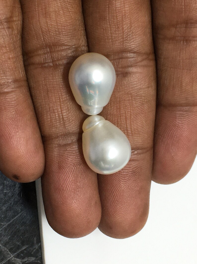 Weißer Tropfen Salz Wasser lose Perle 115 mm AAA Glanz gute | Etsy