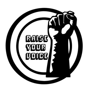 Erhöhen Sie Ihre Stimme SVG - Black Power SVG - Cricut geschnitten Datei-