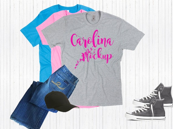 T-Shirt Mockupstacked Shirt Mockupblue T-Shirt Mockupt-Shirt Mock Upmock