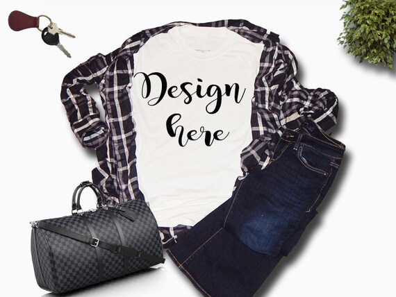 Mockup T-Shirtwhite Shirt MockupShirt Designsmakeup Mockuphandbag Mockupt-Shirt