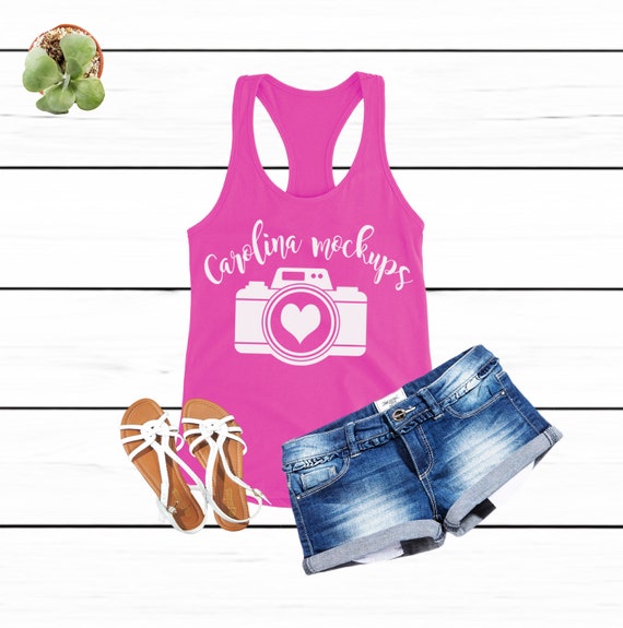 Pink Tank Top MockupTankT-Shirt Mockupshirt Mockuptank Top Mockupmockup