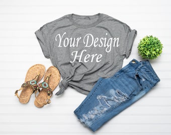Gray Shirt Etsy