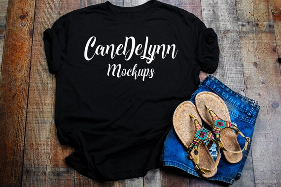 Download Black Tshirt Mockup Mockup Shirt Tee Mockup Shirt Mockup T Etsy