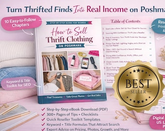 Poshmark Reseller Guide | Wie man Geld verdienen Ebook | Sparflip