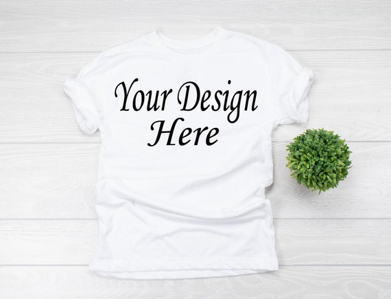 Download White Tshirt Mockup Mockup Tshirt Mockup Shirt Shirt Etsy