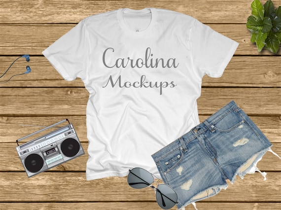 Mockup Shirt Mockup Tshirt White Shirt Mockup Mockups Flat Etsy