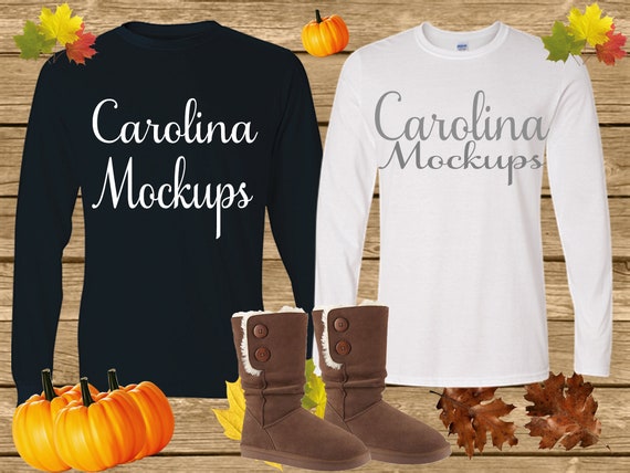 Tshirt Mockup Long Sleeve Shirt Mockup Mockup Shirt Tshirt Etsy