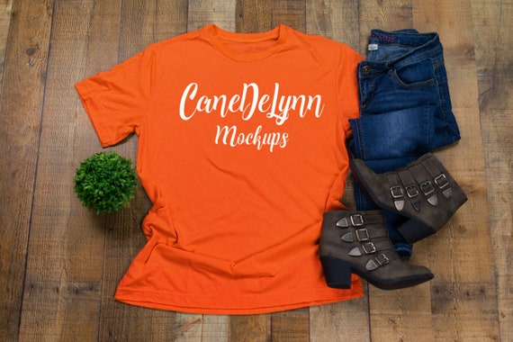 Download Tshirt Mockup Mockup Shirt Orange T Shirt Mockup Mockup Etsy