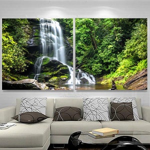 Cascata Tela Arte Da parete Immagini Carta da parati Murales Decorazione Design Opere d'arte Poster Foto Decorazioni Stampe Regali Dipinti Fotografia Immagini