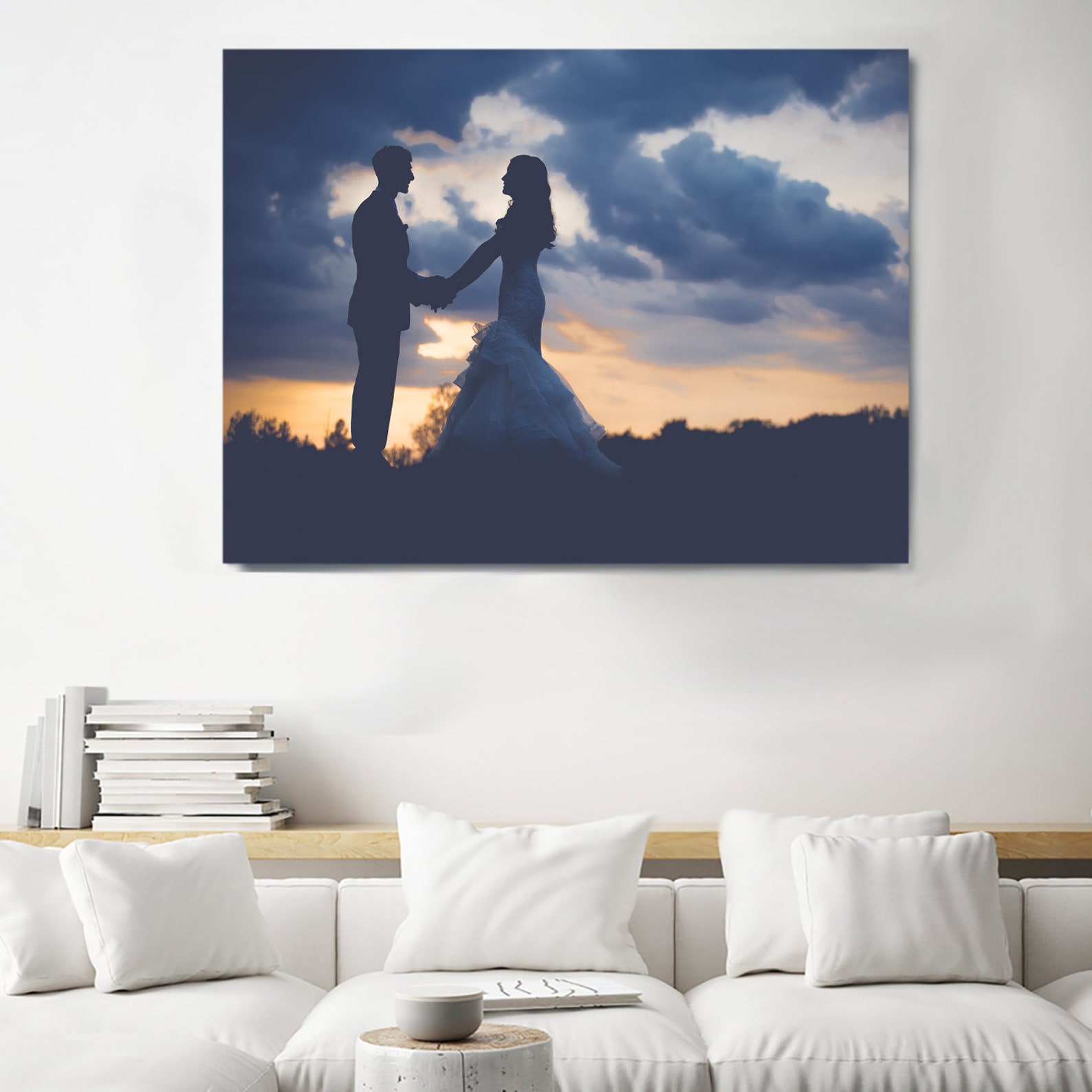 Wedding Photo Canvas Wall Art Wedding Pictures Canvas | Etsy