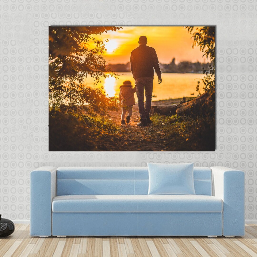 Fathers Day Photo Canvas - Fathers Day Gifts - Fathers Day Presents ...