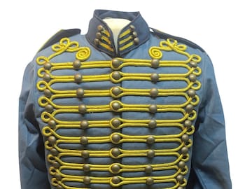 Militär SDL original Steampunk Husaren militär Jacke ausgestattet.