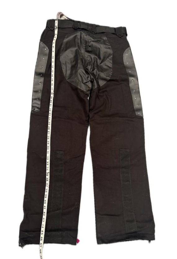 Trousers Y2K 90s Vintage Rare Find SDL Black Matrix Heavy Cotton