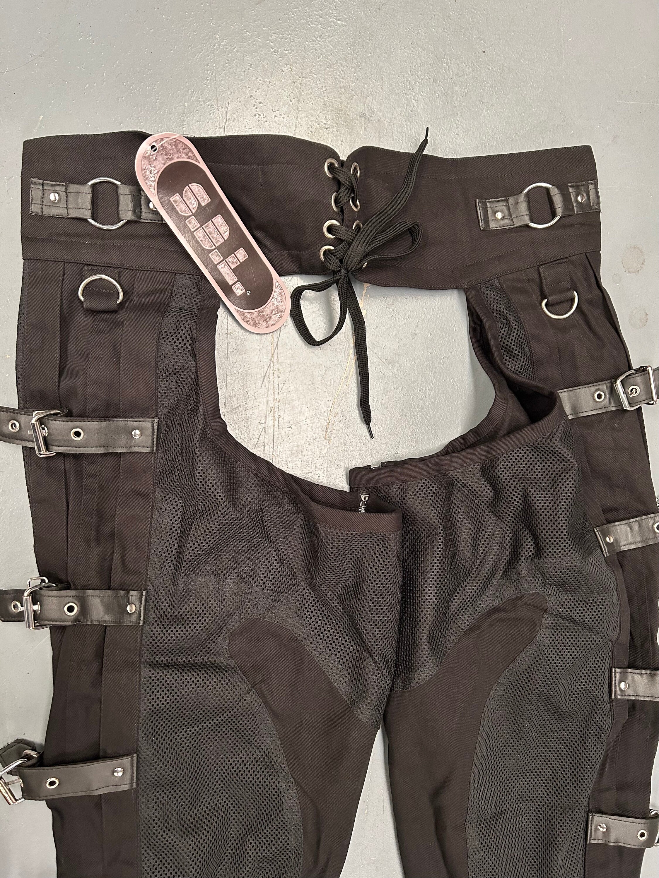 Trousers 90s Vintage Rare Find SDL Black Heavy Cotton Trousers 90s Vintage Rare Find SDL Black Heavy Cotton