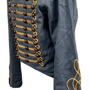 Jacket Military Steampunk Sergeant Pepper Army Jacket Raven SDL clothing image 2