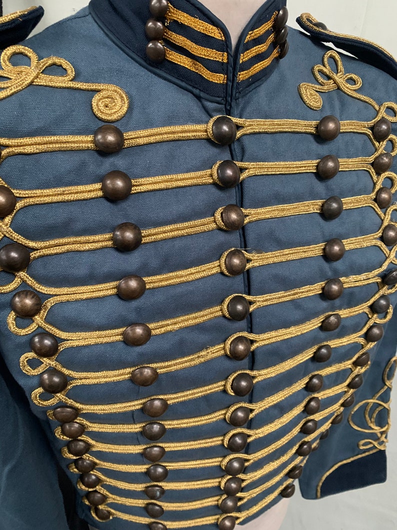 Jacket Military Steampunk Sergeant Pepper Army Jacket Raven SDL clothing image 8