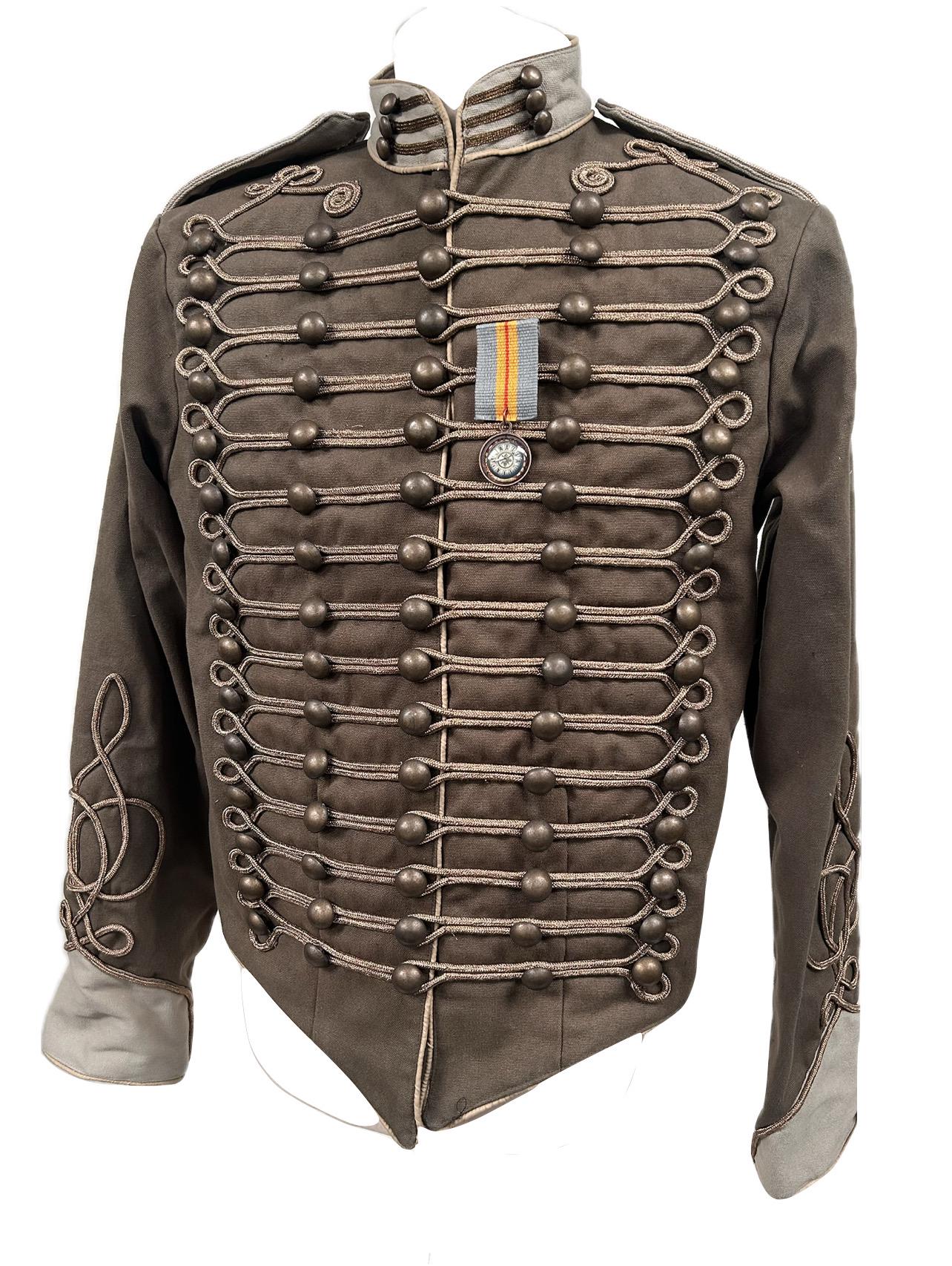 Khaki brown Jacket Military Steampunk Sergeant Pepper Army Jacket original SDL clothing