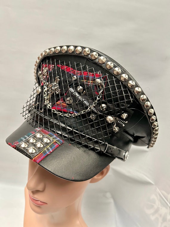Black Captain Hat Steampunk / Gothic / Punk Burningman Festival