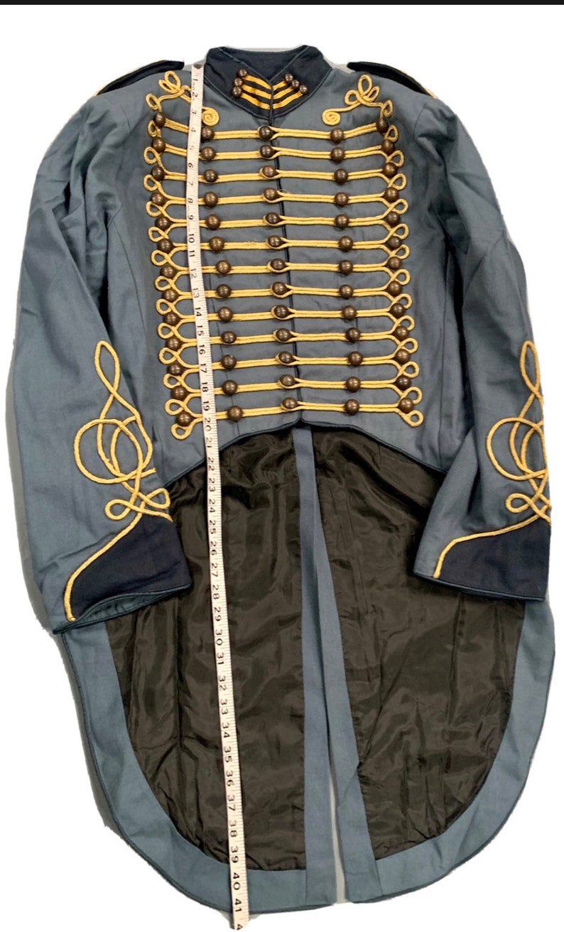 Jacket Military Steampunk Sergeant Pepper Army Jacket Raven SDL clothing image 9