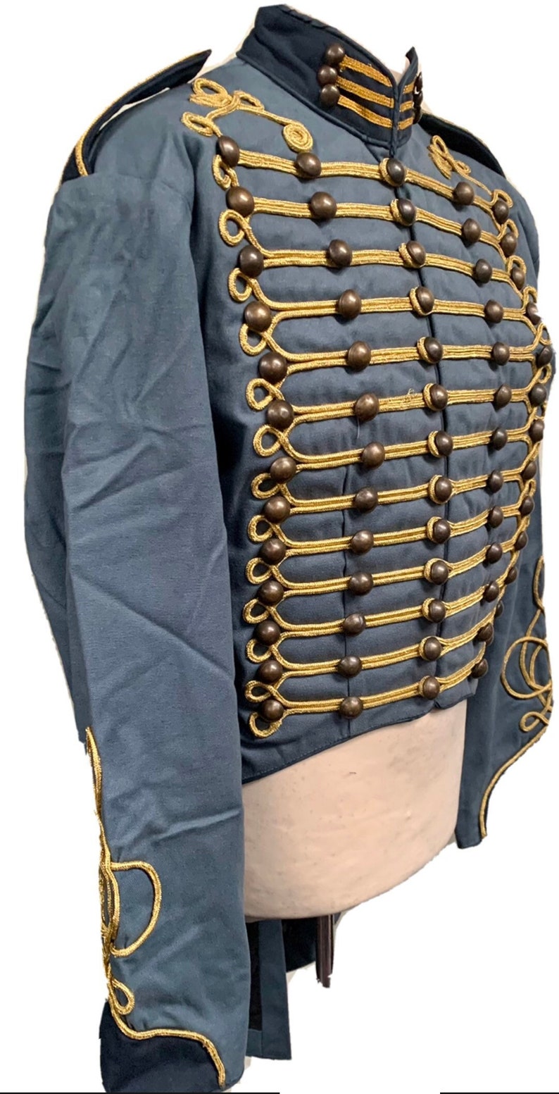 Jacket Military Steampunk Sergeant Pepper Army Jacket Raven SDL clothing image 1