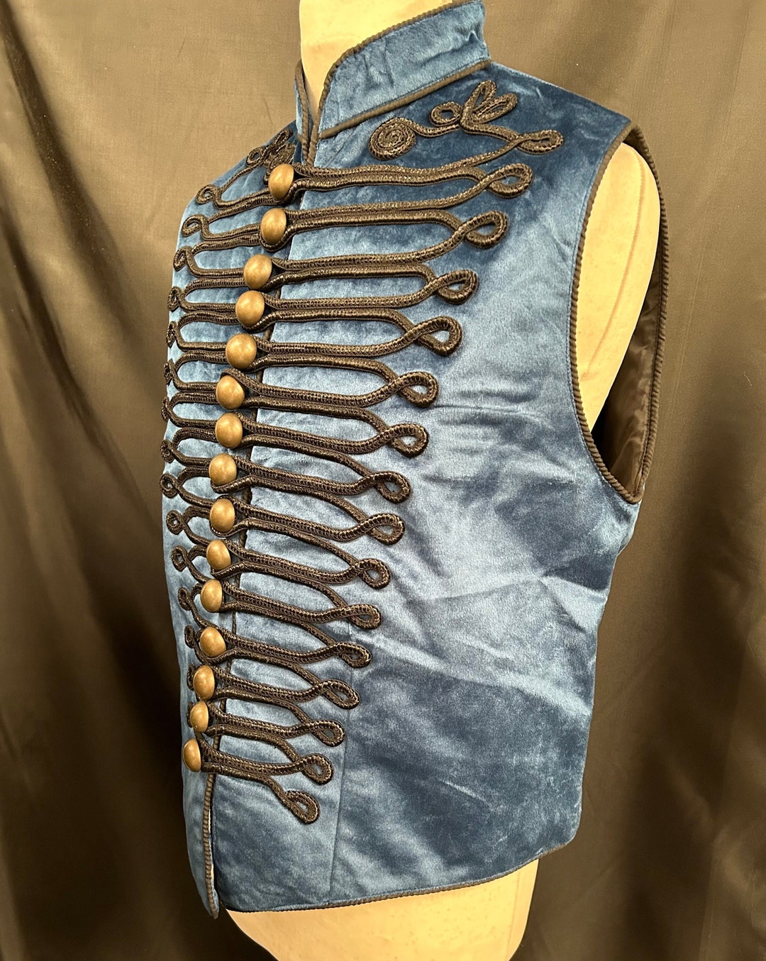 Clove Velvet Waistcoat - Militare