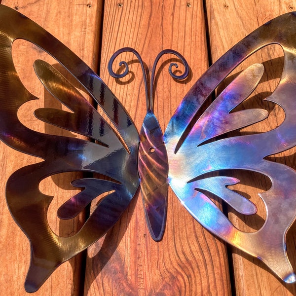 Metal Art Butterfly Wall Decor    Butterfly Sculpture    Exterior Art!  Made in USA!