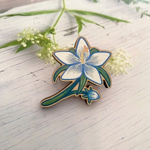 Silent Princess Wooden Pin
