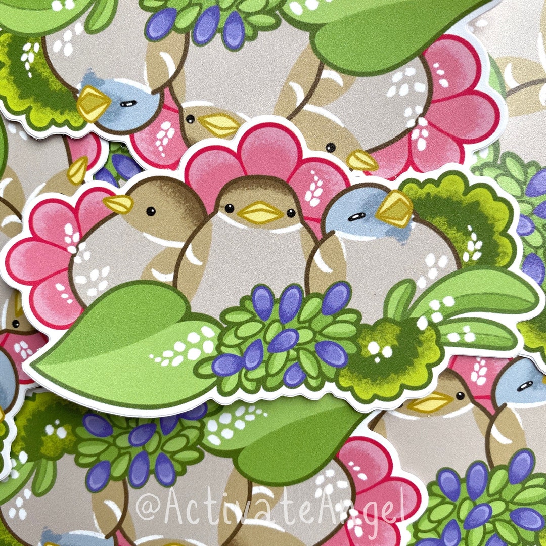 Baby Birds Sticker - Etsy