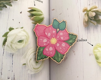 Pokéflora Wooden Pin