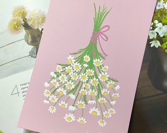 Chamomile Flowers Art Print