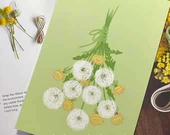 Dandelion Flowers Art Print