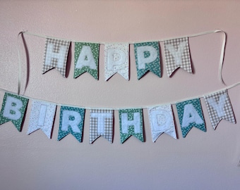 Heirloom Banner / Happy Birthday Banner