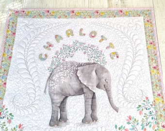 Elephant Baby Quilt Etsy