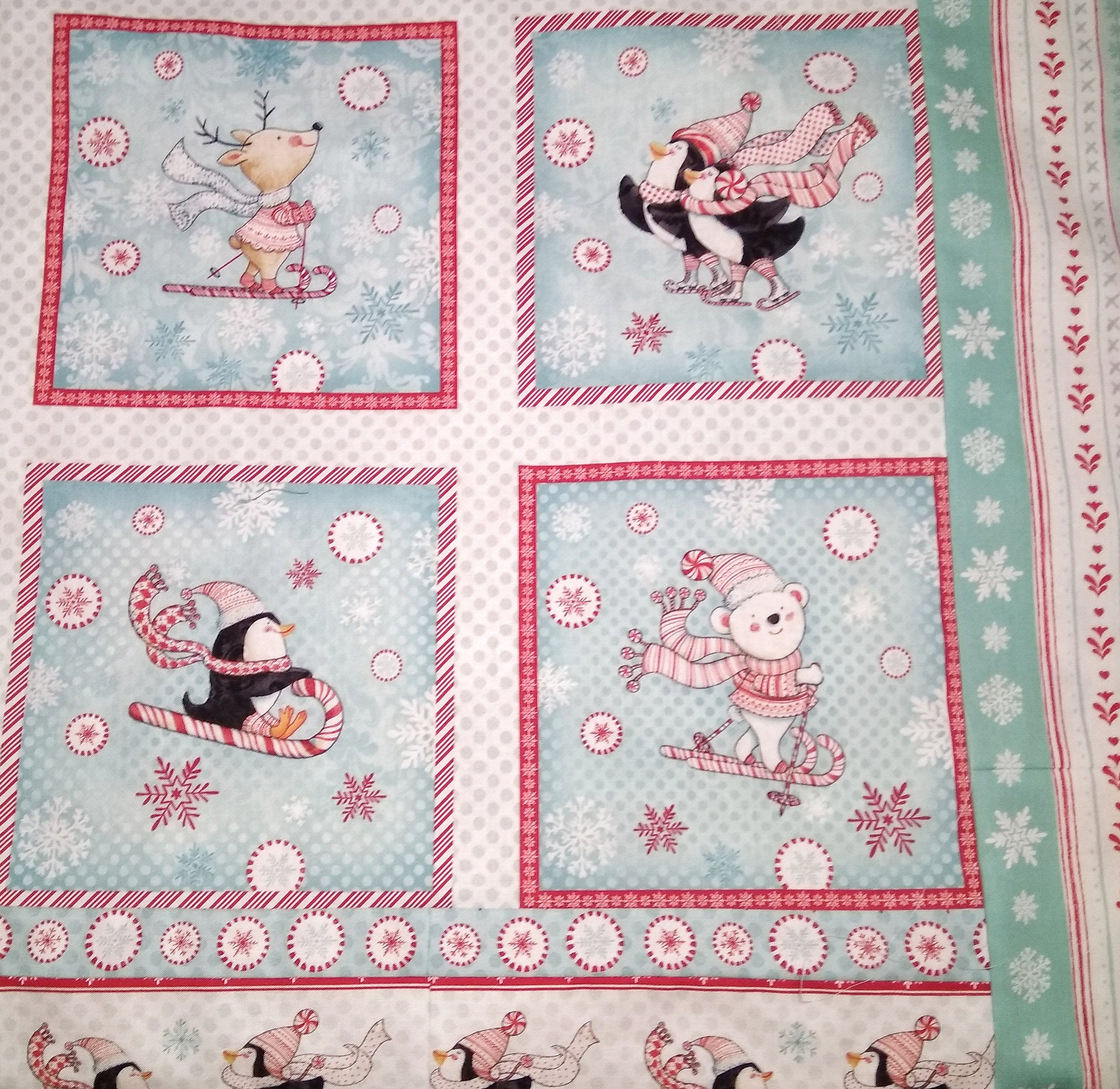 Christmas baby blanket Baby quilt handmade Etsy