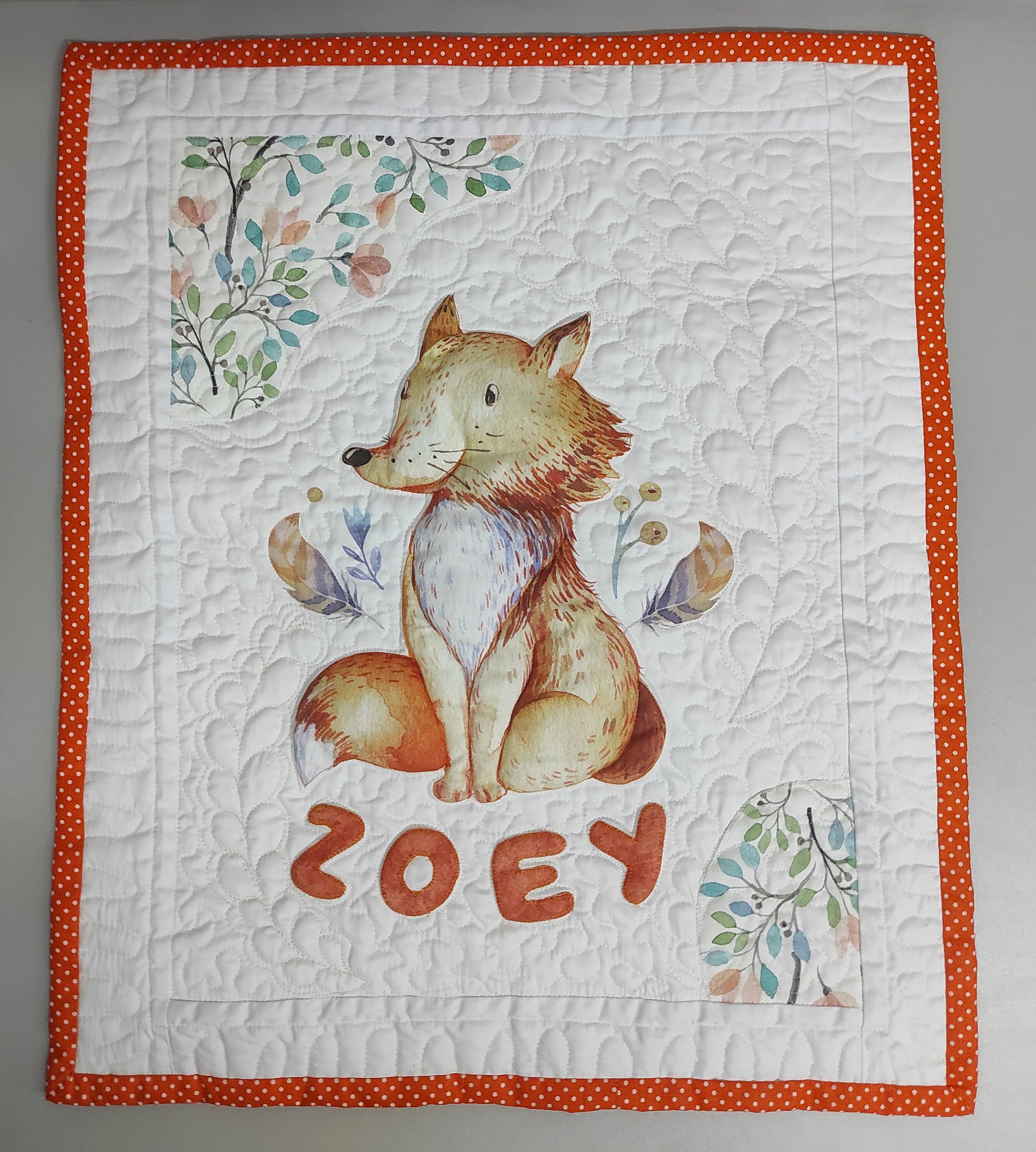 Fox crib bedding Fox lovey blankets Baby quilts handmade Etsy