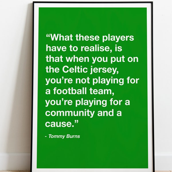 Celtic Football Art Etsy UK