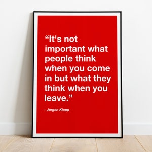 Liverpool, Jurgen Klopp, Football Print, Gift for Him, Liverpool Wall Art, quote prints, wall decor, quote, football gift for him