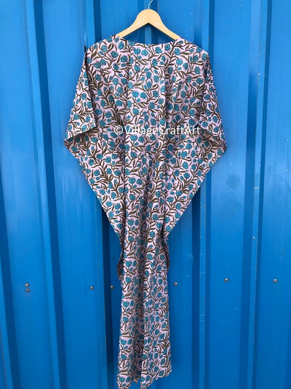 Kaftans for Woman Kaftan Nightdress Floral Print Long Caftan