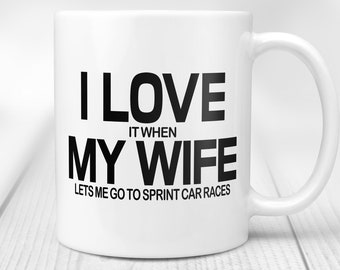 Presente de carro sprint, caneca de carro sprint, marido de carro sprint, presente de corrida para homens, ideia de presente de carro sprint, copo de carro sprint