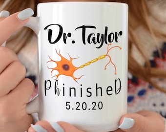 Neurocirujano Regalo Doctor mug PHD Regalo Neurología Taza Doctorado Estudiante de Medicina Doctor Neurociencia Anatomía Neurólogo Cirujano Cirujano
