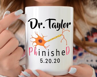 Neurosurgeon PHD Gift Neurologist Graduation Neurology Mug Medical Student Gift Medical Doctor Mug Gift Surgeon Gift Psyd Medical School