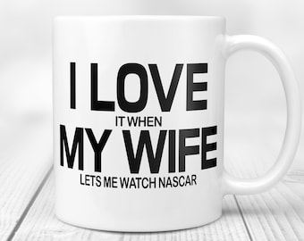 Nascar Gifts Race Car Birthday Nascar Racing Nascar Mug Formula 1 Husband Cup Racing Gift Idea