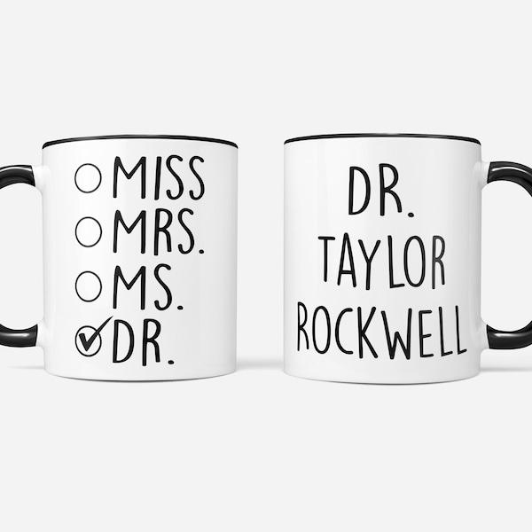PHD Graduation Gift for Her, Personalized Doctor Gift, Doctor Gifts for Women, doctorate graduation gift, doctorate degree gifts