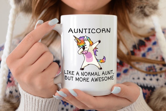 aunt unicorn mug