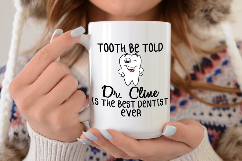 Taza Regalo Personalizada Para Dentista | Hombre – Caja De Dinero Temática Miedo – UniGift
