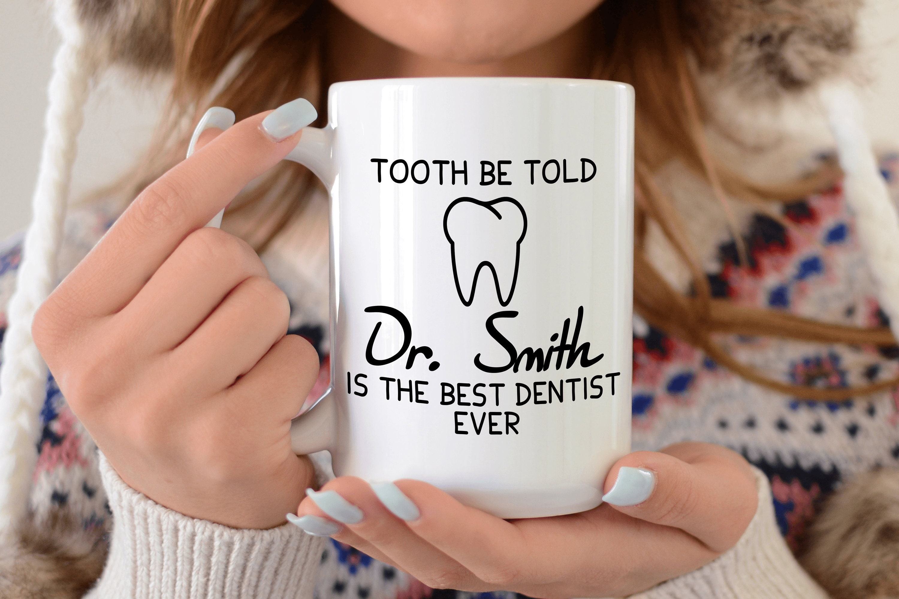 Dentist Gift Personalized Dentist Mug Dentist Name Mugs Etsy