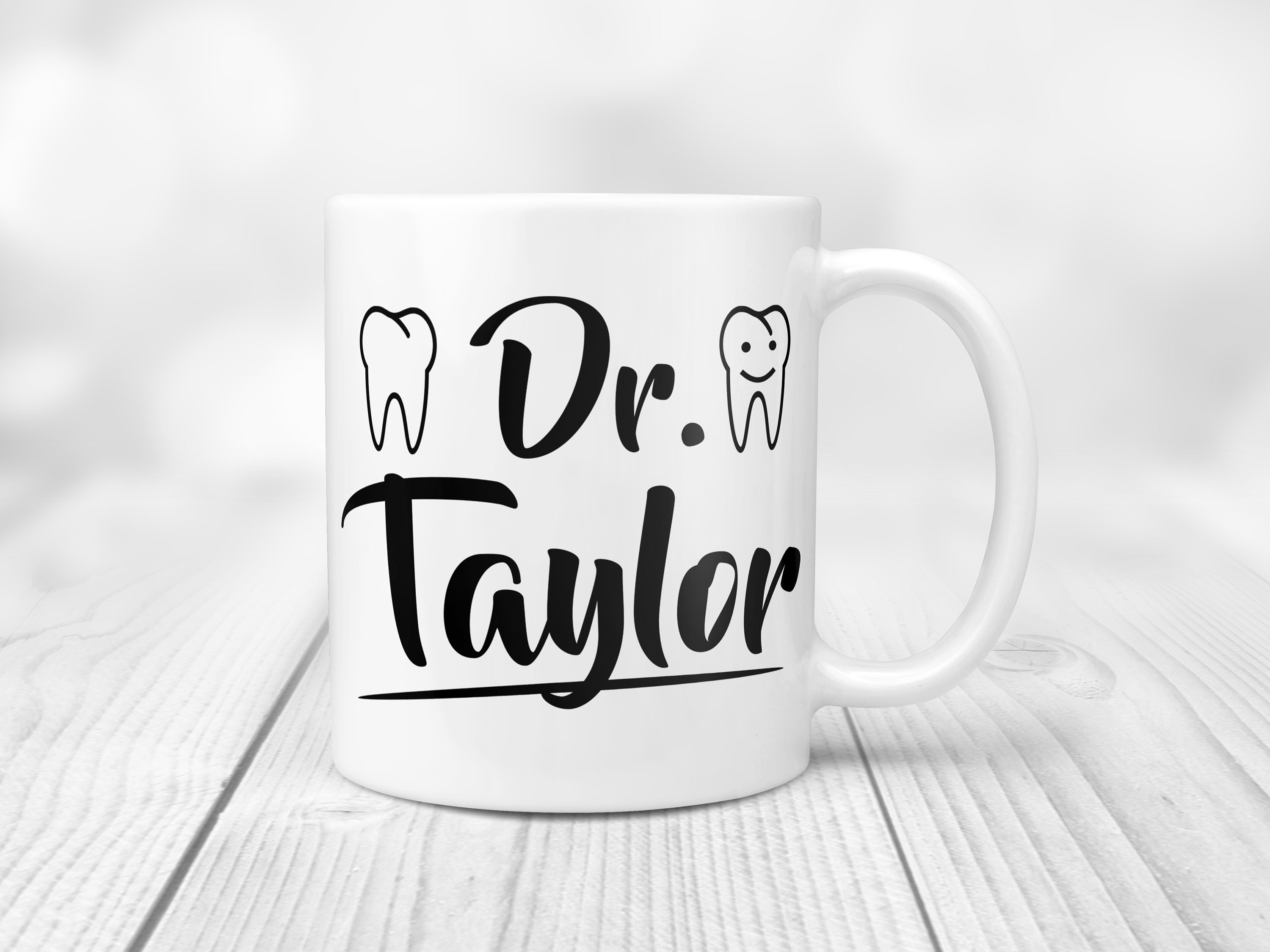 Personalized Dentist Gift Dentist Mug Graduation Gift New Etsy