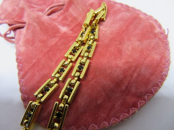 Vintage 1960s/70s Givenchy Gold Tone Link Panel Br